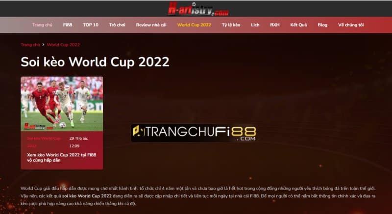 Xem bảng xếp hạng World Cup 2022 tại H-artistry để dự đoán kết quả chính xác nhất